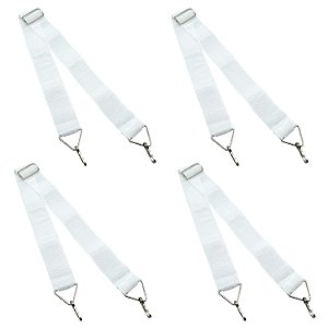 KIT 4 Talabarte ALÇA Correia 5cm 2 ganhos CT5F2 BRANCO