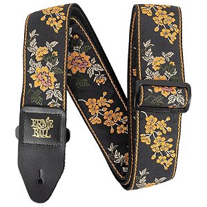 Correia Guitarra ERNIE BALL flor Jacquard Tangerine Blossom