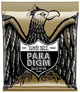 Encordoamento ERNIE BALL violao aço 010 Paradigm P02090