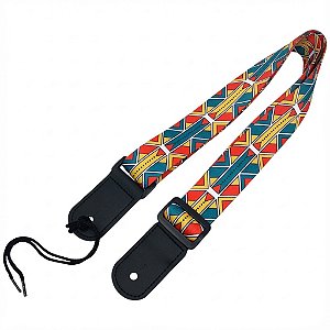 Correia ukulele alça MXP colorida ETNICO TRIBAL MOD1