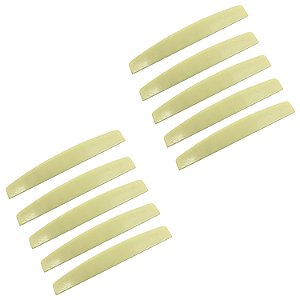 KIT 10 Rastilho Violão Aço Creme Media 03x11x76mm DOLPHIN