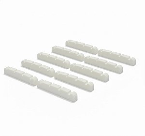 kit 10 nut pestana grafite para baixo 4c branca 43mm dolphin