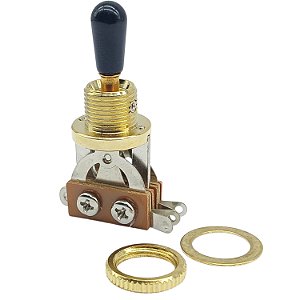 Chave 3 posicão guitarra Les Paul BTG Dourado - KOREA