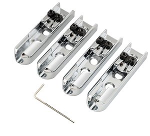 Ponte baixo 4 cordas fixa cromada IDV4B CR1561 Spirit