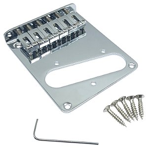 Ponte guitarra telecaster com 6 saddles Cromada MXP
