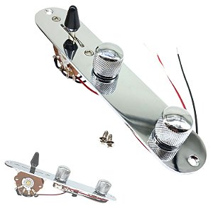 Kit control plate guitarra TELE eletrica knob potenciometro