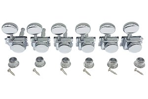 Jg tarraxa com TRAVA vintage guitarra 6 em linha MXP K80CR