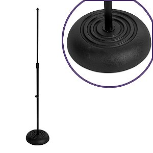 Pedestal de microfone base circular MS7201B ON STAGE
