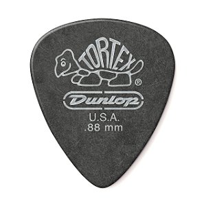 Palheta DUNLOP Tortex 0.88mm STANDARD GUITARRA 488R Preta