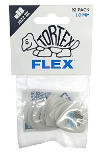 12 Palheta JAZZ III Branca DUNLOP 468P 1.0 jazz3 Guitarra