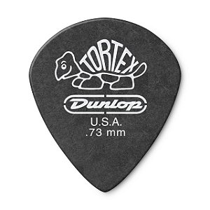 Palheta DUNLOP TORTEX 0,73mm JAZZ III Guitarra 482R Preta