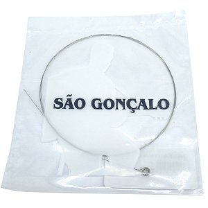 Corda AVULSA aço Violão 010 1ª MI Com Bolinha São Gonçalo