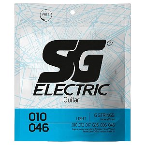 Encordoamento SG 010 para guitarra niquel