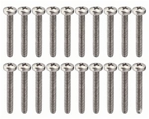 Kit 20 Parafuso INOX M3 x 20mm Panela Philips