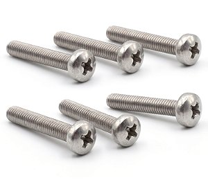 Kit 6 Parafuso INOX M3 x 20mm Panela Philips