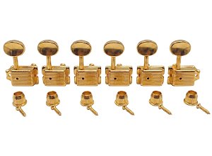Tarraxa Vintage 6 Linha Dourada J55 KLUSON Spirit KOREA