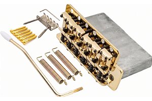 Ponte Tremolo Big Block Guitarra Strato ST40N Dourada KOREA