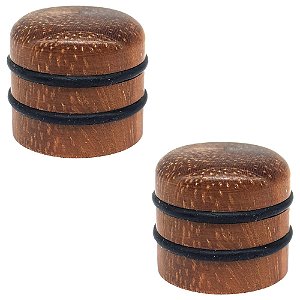 KIT 2 Knob Madeira Bubinga Volume tone DOME guitarra baixo
