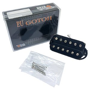 Captador GOTOH JAPAN Humbucker Ponte ALNICO 4 Classic Preto