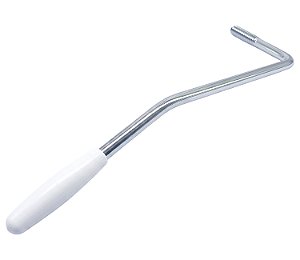 Alavanca tremolo guitarra rosca Cromado ponta branca MXP