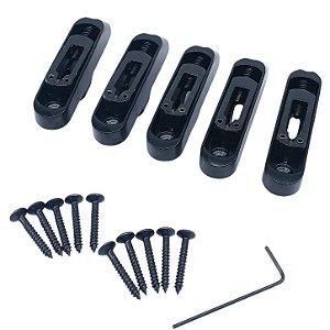 Ponte baixo 5 cordas preta monorail MXP BM95