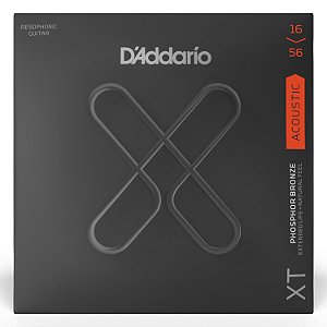 Encordoamento Aço Violão RESONATOR DOBRO Daddario XTAPB1656