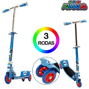 Patinete Infantil de 3 Rodas PJ Masks DM Radical de Menino