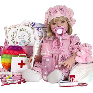 Boneca Infantil de Roupa Fada Madrinha Realista - Chic Outlet - Economize  com estilo!