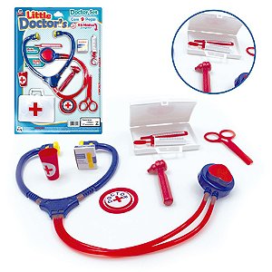 Brinquedo Kit Médico Infantil Menino Little Doctor's 9 Itens