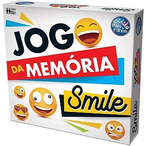Brinquedo Infantil Jogo Da Memória Smile 40 Peça Pais&Filhos