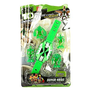 Brinquedo Infantil Relógio Ben 10 com Alienigenas Som e Luz