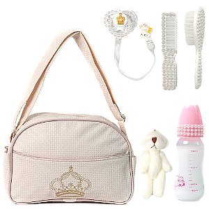 Boneca Bebê Reborn Princesa Larinha Loira Roupa Creme 53cm - Chic Outlet -  Economize com estilo!