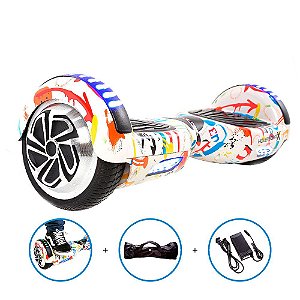 Hoverboard Skate Elétrico 6,5 Pokemon HoverboardX Bluetooth - Chic