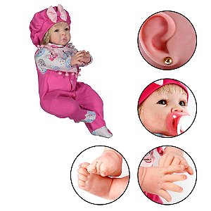 Boneca bebe reborn primeira vacina sweet ref 2433 Cotiplas - Marbel  Distribuidora