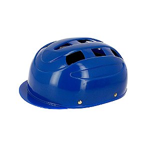 Equipamento De Proteção Capacete De Plástico Azul Ajustável