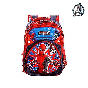 Mochila Escolar Infantil Homem Aranha Spider Man De Costas