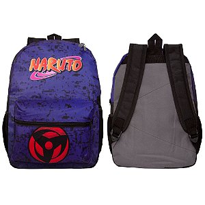 Mochila Masculina Infantil Naruto Costa Roxa Resistente