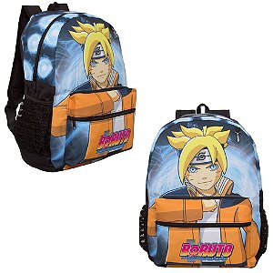 Mochila Infantil Juvenil Menino Desenho Boruto Tam G Passeio