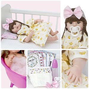 Boneca Bebê Reborn Realista Menino Recém Nascido Pagão Azul - ShopJJ -  Brinquedos, Bebe Reborn e Utilidades