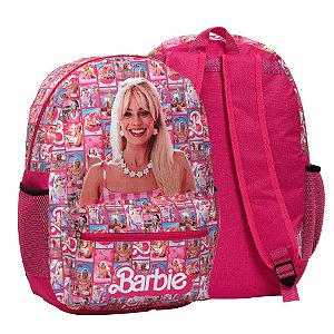 Mochila Escolar Juvenil Feminina de Costas Barbie Passeio