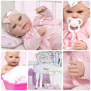 Boneca Realista Infantil Roupa Xodo Bege Realista - Chic Outlet - Economize  com estilo!