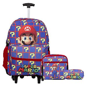 Mochila infantil mario online bros