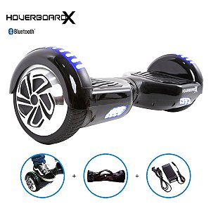 Hoverboard Infantil Skate Elétrico 6,5 Polegadas Led Preto