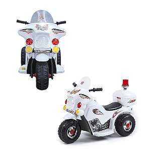 Moto Elétrica Infantil Triciclo A Bateria 6V Recarregável