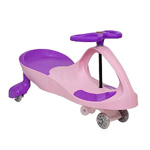 Carrinho Infantil Zippy Car Rosa Com Luz Led Zippy Toys