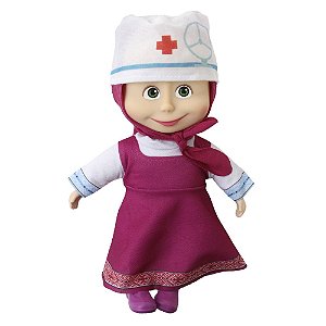 Boneca Infantil Masha Enfermeira Acessórios 2570 Cotiplás