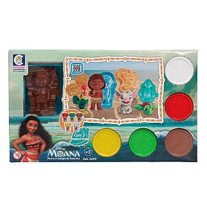 Kit Massinha De Modelar Moana E Amigos Disney 2692 Cotiplás