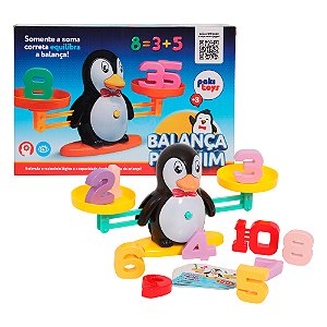 Jogo Balança Pinguim Educativo Matemática 4050 Pakitoys