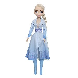 Boneca Elsa Mini My Size Frozen Articulada 55cm Baby Brink