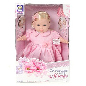 Boneca Tipo Bebe Reborn Juzinha - Grava e Repete